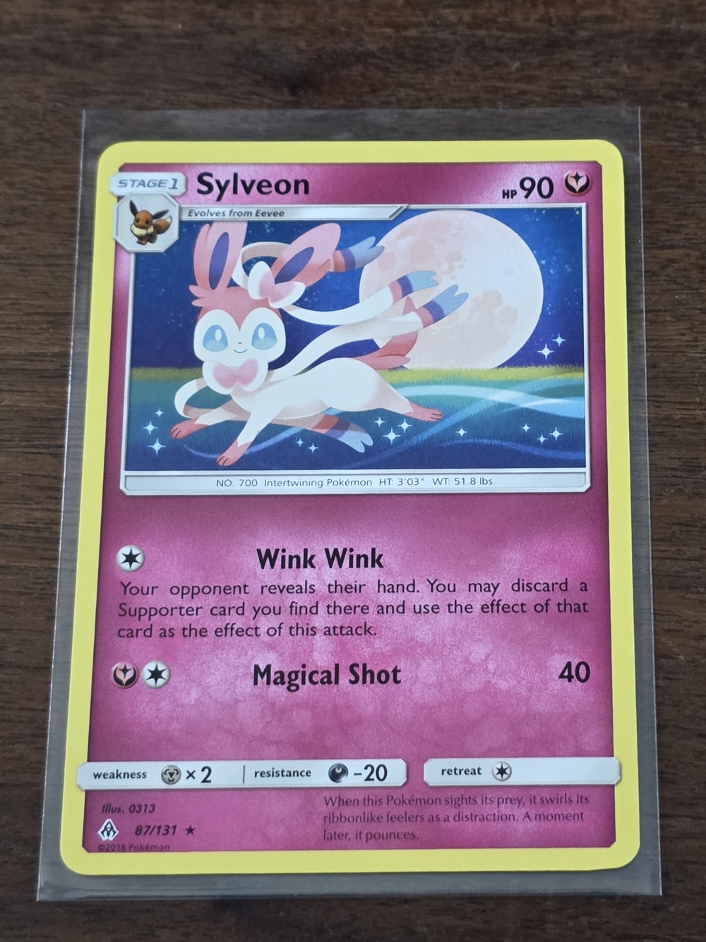 Pokemon Tcg Sylveon #87 - Forbidden Light - Non Holo 87/131 Card
